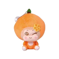 Nouveauté humanoïde Orange poupée en peluche figurines jouets de fruits en peluche