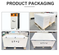Système de Stockage d'Énergie Solaire Tout-en-un ESS 16 kWh pour la Maison, Batterie LiFePO4 48V 51.2V 300Ah 314Ah 15 kWh avec Onduleur 5 kW Intégré
