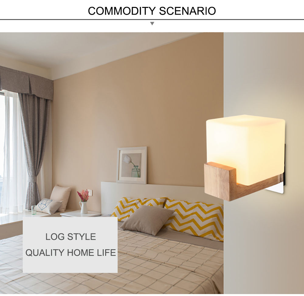 Modern Glass Fixture wall Light with E27 Home Corridor Aluminum led Wall Lamp For Living Room