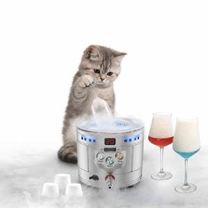 Countertop Dry <b>Ice</b> <b>Maker</b> and Cup Chiller for Cocktail Lounge Beer Bar Restaurant Molecular Drink Decoration 2 in 1 Portable Mini - Product Image 1