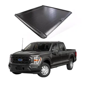 Good Factory Three-stage Manual Combination Lock Pickup Truck Tail Box Roller Shutter Car Tonneau Cover For Nissan Navara F150