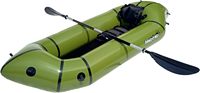 Kayak de voyage gonflable léger en TPU pour une personne avec siège souple pour le rafting en eau plate