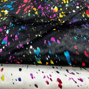 تلوين يدوي الصنع لشعر الحصان الأسود والأبيض ختم ساخن على الطراز العتيق جلد أصلي - Product Image 2