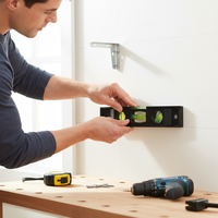 Niveau torpille magnétique de 6 pouces en gros avec précision de +/-10 mm, règle de nivellement de qualité DIY pour la construction