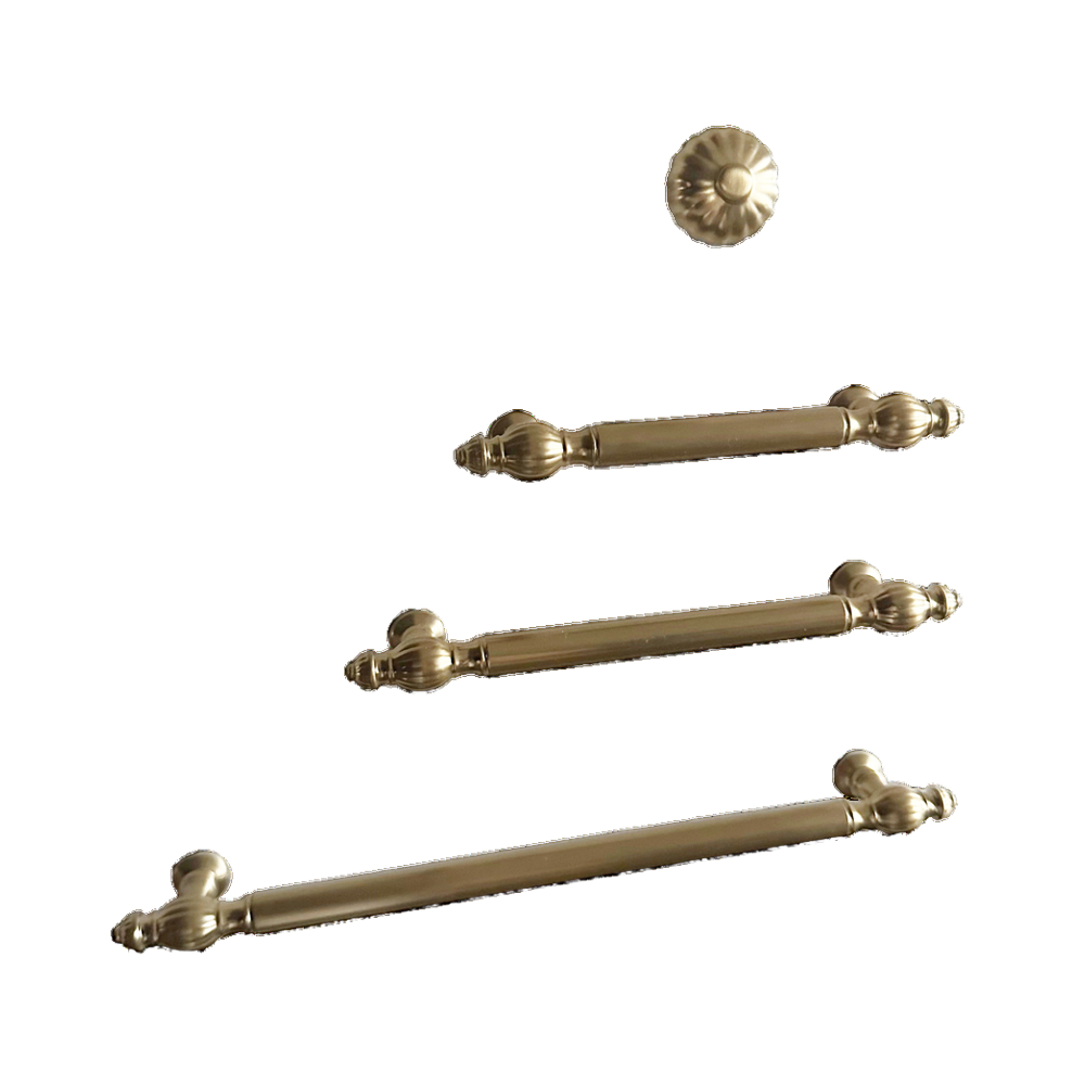 ELLE CASA European Vintage Zinc Cabinet Handle Drawer Pulls Shape Durable Eco-Friendly Easy Installation Kitchen Wardrobe
