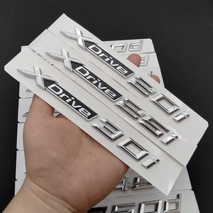 Adesivo Emblema 3D ABS per Bagagliaio e Parafango Auto BMW XDrive 20d 23d 25d 30d <span class=keywords><strong>35d</strong></span> 40d 45d 50d 55d 20i 25i 30i GT X1 <span class=keywords><strong>X3</strong></span> X5 X6 - Product Image 3