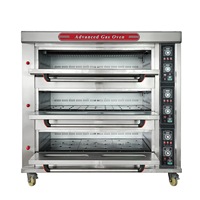 Four à pont professionnel équipement de boulangerie en acier inoxydable Commercial 4 ponts 16 plateaux four de cuisson équipement de cuisson