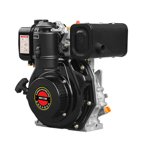 Motor Diésel de 6 HP, Monocilíndrico, Refrigerado por Aire, Euro 5, 178F, Color Amarillo Robin, con Arranque por Retroceso y Rodamiento - Product Image 3