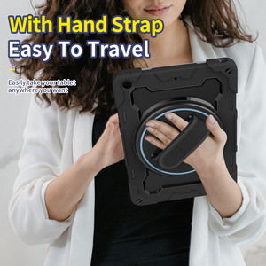 Étui robuste pour <span class=keywords><strong>iPad</strong></span> 10,2 pouces, protection intégrale antichoc, béquille rotative à 360°, sangle de maintien, <span class=keywords><strong>coque</strong></span> de protection anti-chute pour tablette - Product Image 5