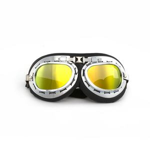 Gafas de Motocicleta Retro de Montura Completa, Lentes Reemplazables, Protección UV, Protección Ocular, Antiviento, Antipolvo, Gafas de Sol Deportivas para Playa - Product Image 3