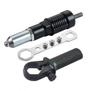 Adaptateur de perceuse à rivets ZHCY en alliage d'aluminium 218, engrenage de base pour perceuse électrique en acier inoxydable, largement utilisé - Product Image 1