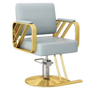 Silla Elevadora Profesional de Acero Inoxidable para Salón de Belleza, Silla Moderna para Teñir y Hacer Permanentes, Lujo Minimalista - Product Image 4