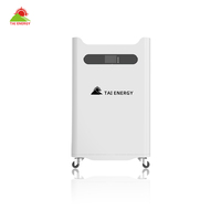 Baterai Powerwall LiFePO4 16KWh dengan BMS 15kW Paket Baterai Lithium Ion TaI Energy