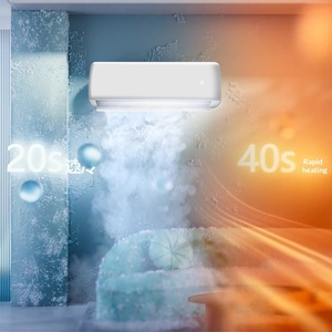 Climatiseur mural intelligent à fréquence variable fixe, ultra-fin et silencieux, 9000 BTU/12000 BTU/18000 BTU, pour chauffage et refroidissement, idéal pour la maison connectée - Product Image 3