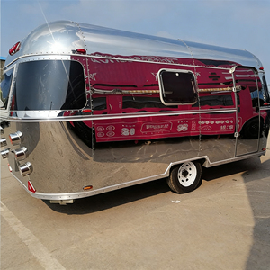 รถขายอาหารอเนกประสงค์สแตนเลสและอะลูมิเนียม รุ่นขายดีปี 2025 พร้อมเตาอบพิซซ่าและสถานีขนมหวานสำหรับขายขนมขบเคี้ยวและมันฝรั่งทอด - Product Image 4