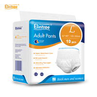 Sous-vêtements d'incontinence pour adultes Elintree, solution pour le confort et la commodité, couches-culottes jetables pour adultes imprimées sur mesure