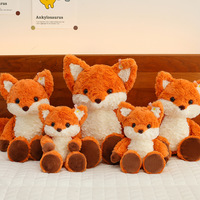 Peluche renard mobile, adorable coussin renard en peluche pour filles, cadeau