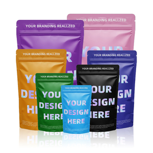 Custom LogoBag With Window Ziplock Stand Up Pouch Plastic Food <b>Packaging</b> <b>Bag</b> - Product Image 1