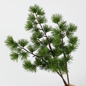 Agujeros de Pino <span class=keywords><strong>Artificiales</strong></span>, Ramas de Pino de Plástico, Decoración de Plantas Verdes para Hoteles, Salones de Té, Estudios y Paisajismo - Product Image 2
