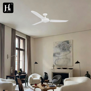56-inch Vintage-Style Quiet 3-Blade White Ceiling Fan with 3 Speeds and <b>Pull</b> Chain - Product Image 6