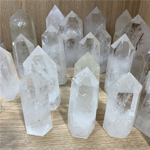 Puntas de Cuarzo Natural de Tamaño Irregular, Piedras de Cristal Curativas, Torres de Cristal, Obeliscos de Cristal - Product Image 6