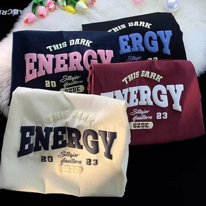 2025 T-Shirt in cotone 100% oversize da uomo con maniche al collo <span class=keywords><strong>per</strong></span> lettere stampate a sbuffo prodotte dall'azienda di <span class=keywords><strong>magliette</strong></span> bianche - Product Image 6