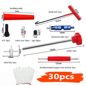 Kit d'outils de valve de pneu double usage 4 pièces pour SUV, motos, VTT – Combo d'installation et de démontage-001 - Product Image 5