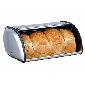 Stainless Steel Bread Box for kitchen, bread bin, bread storage Bread holder corner metal bread box