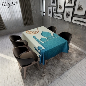 Nappe décorative imperméable pour le <span class=keywords><strong>Ramadan</strong></span> Eid Mubarak, décoration pour la Table, natte pour les fêtes islamiques, <span class=keywords><strong>Ramadan</strong></span> 2022 - Product Image 5