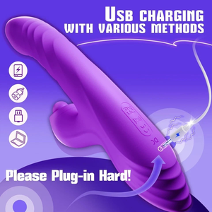Meilleur Vibrateur Lapin à Double Tête Rotative avec Aspiration et Tapotement, Recharge USB 5V, Stimulateur Point G et Clitoridien pour Femmes - Product Image 4