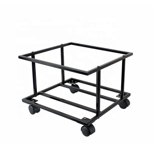 Vente d'usine GOKA : Support d'exposition en métal pour disques <span class=keywords><strong>vinyles</strong></span> de 12 pouces avec roulettes, facile à déplacer - Product Image 1