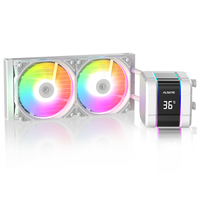 Alseye cairan pendingin air PC Gaming, pendingin CPU komputer Gaming dengan suhu