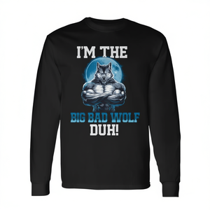 Camiseta de Manga Larga de El Lobo Maligno, Disfraz de Halloween para Hombre, Talla Adulto, Impresión Digital, Estilo Clásico - Product Image 2