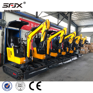Mini-excavatrice jaune 0,8 1 1,2 1,3 tonne, petite pelle micro-excavatrice pour usage domestique - Product Image 6