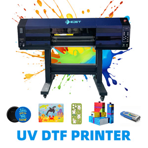 Impresora UV <span class=keywords><strong>DTF</strong></span> compacta de doble cara EJET tamaño A3 2 en 1 con cabezal XP600, laminadora y cortadora de película. - Product Image 1