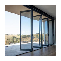 2025 fenêtres en verre pliantes modernes pliantes en accordéon pliantes en aluminium pliantes AS2047 fenêtre Standard australienne pour balcon