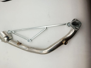 Адаптер для выхлопных газов для мотоцикла GY6 из нержавеющей стали для пробки средней секции для yamaha bws 125 150 zuma125 cygnus x smax - Product Image 5