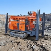 JTQZ-260 Foreuses portables pour puits d'eau, profondeur de forage 260M, puissance 76KW, diamètre de tige de forage 100-325MM, diamètre de tige de forage 7689MM, en promotion