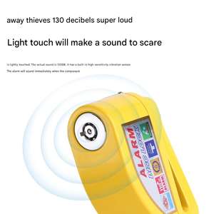 Clés de verrouillage de frein en fer étanches en gros pour antivols de disques de roue de scooter et alarmes antivol de moto - Product Image 5