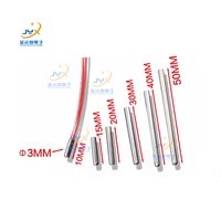 Sensores de Temperatura RTD de 4 Hilos, 4*30mm, Clase B, PT1000/PT100, Personalizables, Soporte OEM/ODM
