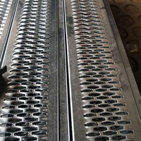 Plateau antidérapant en acier inoxydable à dents de crocodile, galvanisé, pour plateforme d'inspection, marche d'escalier, marchepied antidérapant