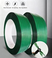 Bande de cerclage PET haute résistance 16 mm de largeur avec haute résistance à la traction pour l'emballage de briques et de bois