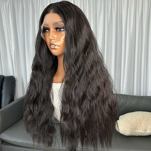 Tổng Hợp Tóc Giả Của Phụ Nữ Giữa Phần Bangs Dài Xoăn Tóc Hóa Chất Cơ Chế Sợi Nhiệt Độ Cao Lụa Tóc Giả Tóc Bìa - Product Image 2