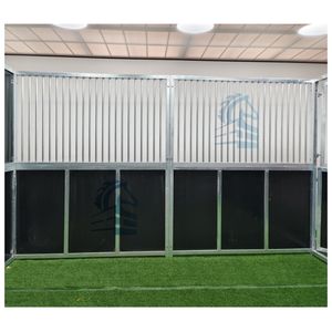 Panneaux de box modulaires galvanisés robustes pour écuries temporaires extérieures, portables, pour fermes, ranchs et centres équestres - Product Image 6