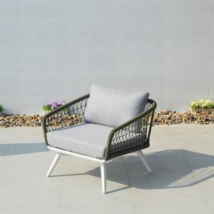 Hôtel de luxe extérieur canne en osier rotin café canapé chaises meubles de jardin Patio mobilier d'extérieur ensembles de jardin en métal personnalisé - Product Image 4
