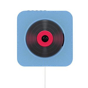 Lecteur <span class=keywords><strong>CD</strong></span> mural style vinyle rétro, haut-parleur Bluetooth avec entrée USB, carte TF et AUX, idéal pour la maison, le salon ou comme cadeau – Vente Flash - Product Image 2