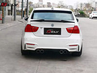 CLY Bumper Mobil untuk BMW 09-12 3 Seri E90 LCI Upgrade M4 Tubuh Kit Bumper Depan Belakang Bumper Fender CS Hood