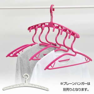 Ramo ไม้แขวนพลาสติก12รูสีขาวประหยัดพื้นที่ - Product Image 1