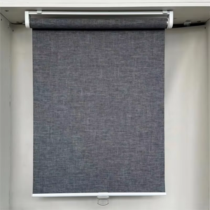 Persiana enrollable opaca personalizada para interior, ventana manual, tirar y detener inmediatamente, persianas enrollables inalámbricas - Product Image 1