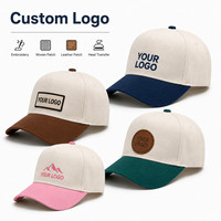 Gorra de Béisbol de Alta Calidad al por Mayor, con Logotipo Personalizado Impreso por Transferencia de Calor, Gorra Trucker de Algodón de Dos Tonos con Cierre a Presión, para Promoción
